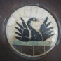 BLACK SWAN Mosaic Copper Dish Hameshakem Haifa Israel