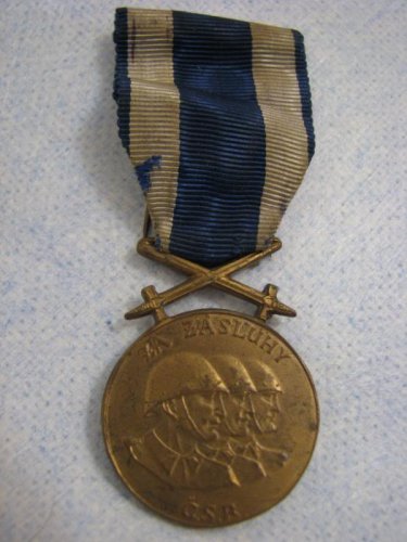 Czechoslovakia Military Merit Medal ~ Original