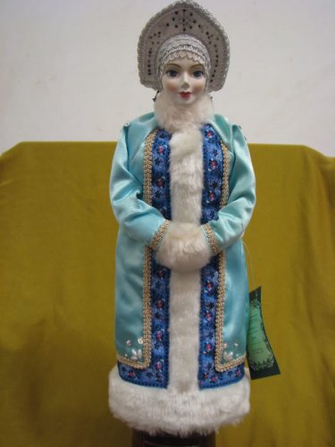 SNOWHITE Russian Doll for New Year's Champagne Bottle