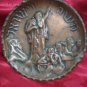 MOSHE & ISRAEL Biblical Motif Copper Plate 1950s