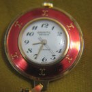 GIGANTIC Geneve Gold Enamel Quartz Watch Pendant&chain