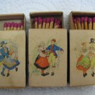 AINA STENBERG COSTUME Vintage Match Boxes Sweden