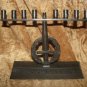 MEDINAT ISRAEL FIRST HANUKKAH 1948 SOLID BRASS MENORAH LAMP IDF