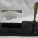 Original Crystal from Biblical Town Sodom Judea Israel Lucite Pen Holder