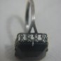 Empire Style Russian 875 silver ring Purple stone Sz 7