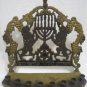 VINTAGE LIONS HANUKKAH MENORAH LAMP ISRAEL 1960'S