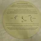 VINTAGE TECHNION MUSEUM STAR PATHS & PLANET CHART CONSTELLATION MAP ISRAEL