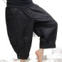 "Jump be first" WOMEN HAREM BLACK PANTS BAGGY ALADDIN GENIE SZ 5