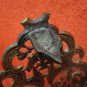 VINTAGE BEAUTIFUL ISRAEL BRASS HANUKKAH MENORAH OIL LAMP JUDAICA BIRDS