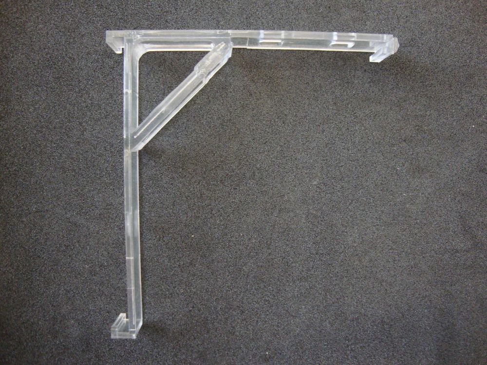 Vertical Blind Bracket/Valance clip, Clear, Set of 10