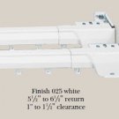 KIRSCH double Traverse DraperyTrack,100" to 180",Split Draw, 46 Slides,3Supports