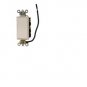 1 QTY: Somfy Maintained designer switch, double pole White