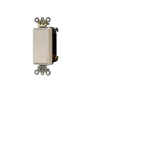 Momentary designer switch, single pole White