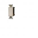 Momentary designer switch, single pole White
