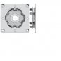 1 QTY: SOMFY Square (100mm x 100mm) Motor Bracket with Spring Ring