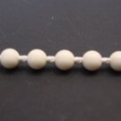 10 FEET : Ivory Plastic Beaded Chain #10  for Roller Shades / Vertical Blinds