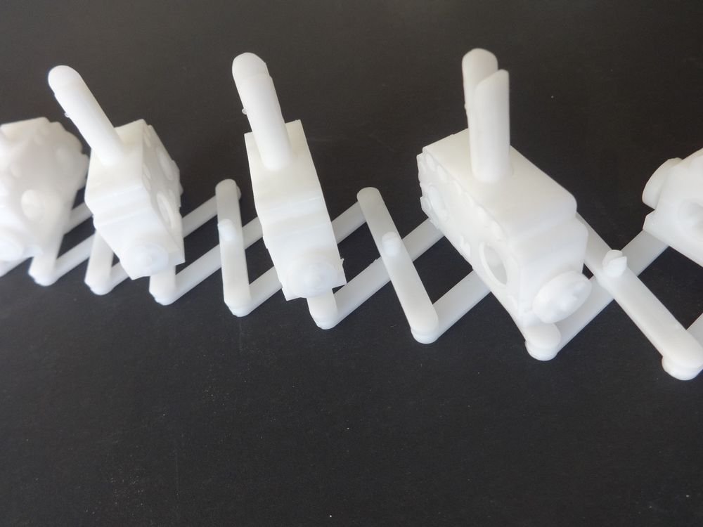3 Prong Self Aligning Carrier on Scissor / For Vertical Blinds :  CUT TO ORDER!
