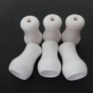 6 QTY:WHITE Plastic CORD TASSEL for BLINDS or SHADE Pull Cord: Vase Shape