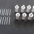 PLANTATION SHUTTER REPAIR KIT: 10 Spring Loaded Shutter Pin + 10 Tilt Rod Staple