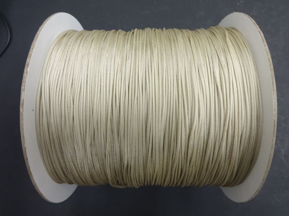 100 FEET 1.8mm Vanilla (ivory) LIFT CORD for Blinds , Shades, Crafts,and More!.