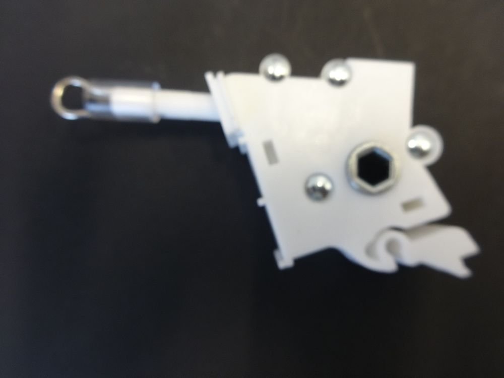 1 QTY: Low Profile Wand Tilt Control  for Horizontal Blinds / geared for HEX ROD