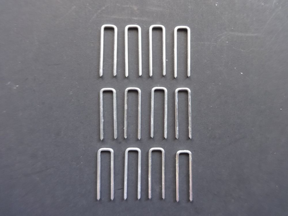 12 QTY PLANTATION SHUTTER REPAIR STAPLES Fix loose Tilt Rod / Louver