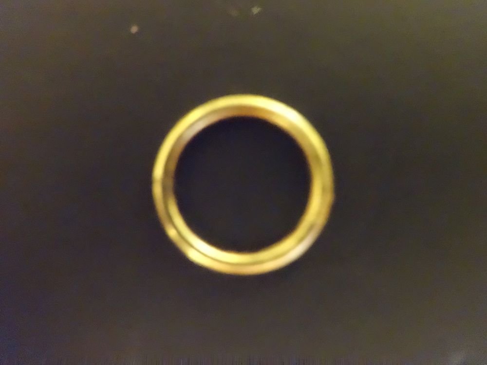 50 QTY:  3/8" BRASS CORD GUIDE RINGS (SEW-ON)  for Roman Shades build/ repair