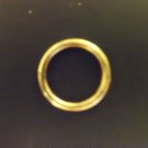 50 QTY:  3/8" BRASS CORD GUIDE RINGS (SEW-ON)  for Roman Shades build/ repair