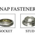 K3717-20-C C.S. OSBORNE & CO. SNAPS FASTENERS PK/100 - 1/2 STEEL shiny brass ...
