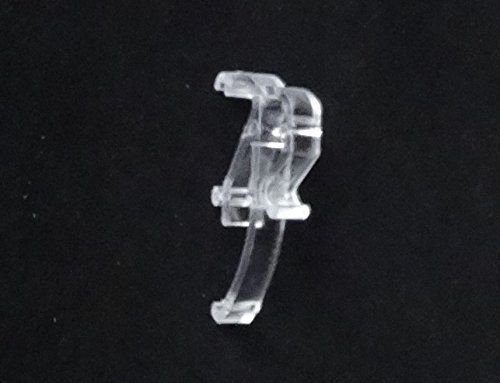 20 QTY.: Double Valance Clip for Micro Blinds: Holds Two 1/2" slats, in Clear
