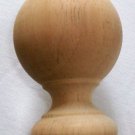 Kirsh Unfinished Ball Wood Finial for a 1-3/8" dowel rod - 2/pack