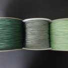 25 Feet: 1.8 mm Braided Nylon Cord./ 3 GREEN COLOR CHOICES (Great for Roman Shad