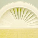Premium Faux Wood Arch, Snow White, Width: 28 1/4 to 31 3/4 inch, Height: 14 ...