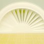 Premium Faux Wood Arch, Snow White, Width: 31 1/4 to 34 3/4 inch, Height: 15 ...