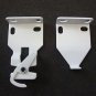 1 Pair :ROLLEASE Roller Shade R-3/ R-8 EXTENDED BRACKETS/ white/ 2&acirc;�� Projection