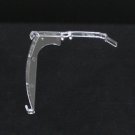 3 QTY: Vertical Blind Valance Clip for channel panel style Valance /Clear