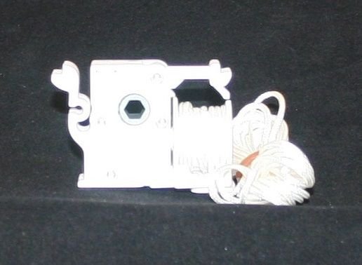 PRE-CORDED Low Profile Cord Tilt Control  for Horizontal Blinds /HEX ROD/ White