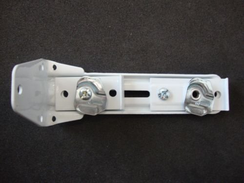1 QTY: Universal Double Rod Support from KIRSCH / White MPN #3580025