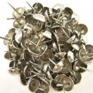 C.S. Osborne Natural French Nail Tacks Silver Plated 100pk