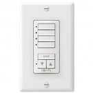 Somfy DecoFlex WireFree RTS Wall Switch, 4 Channel; in WHITE (MPN# 1811074)