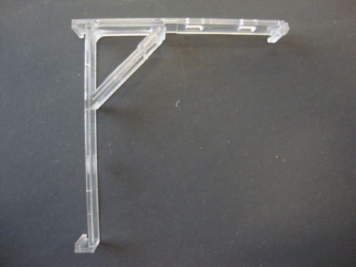 10 QTY: Vertical Blind Bracket/Valance clip/ INSIDE MOUNT Clear