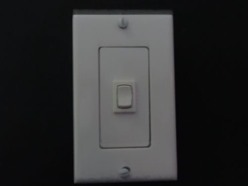 Somfy DECORA DC Single MOMENTARY ROCKER SWITCH (WHITE) #1800424