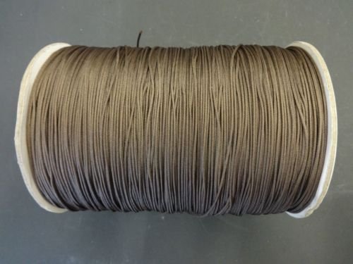 10 YARDS:1.4 mm Char Brown Professional Nylon Braided Lift Cord/ Blinds & Shades