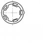 1 QTY: SOMFY LT50 WHEEL FOR TUBE SIRAL DIAM 50 X 1.5 (MPN #9704080)