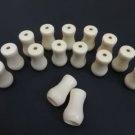 15 QTY: Ivory Plastic Cord Tassel / Cord Drops/ Pull End for Blinds or Shades