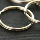 200pcs 25MM Split Key Chain Ring Connector Keychain with Nickel Plated