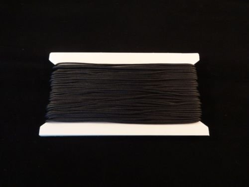 25 YARDS: 1.4 MM Black Professional Grade Braided Lift Cord for Blinds & Shades