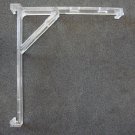 20 QTY.: Clear Vertical Blind Bracket w/ built in Valance Clip, Outside Mount