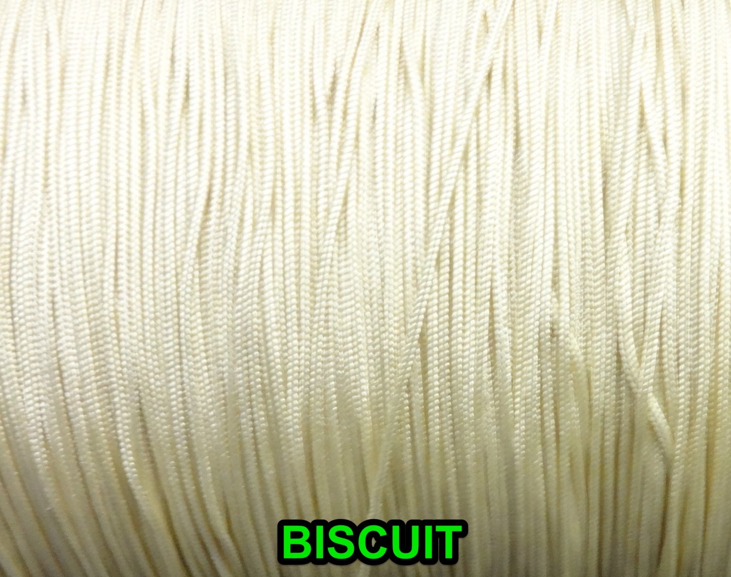 10 YARDS: 1.4 MM Biscuit Professional Grade Nylon Lift Cord for Blinds & Shades