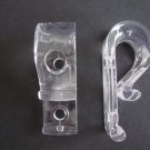 10  QTY: Large Clear Cord Guide: Safety Cord Loop Hold Down